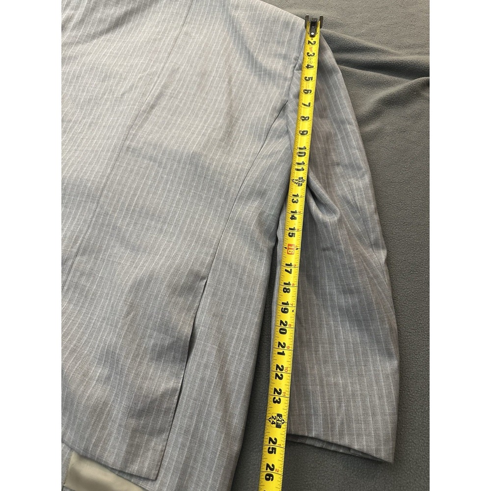 Canali Suit Mens 56 38R Gray Pin Stripe Wool 2 Piece Italy - Picture 10 of 16